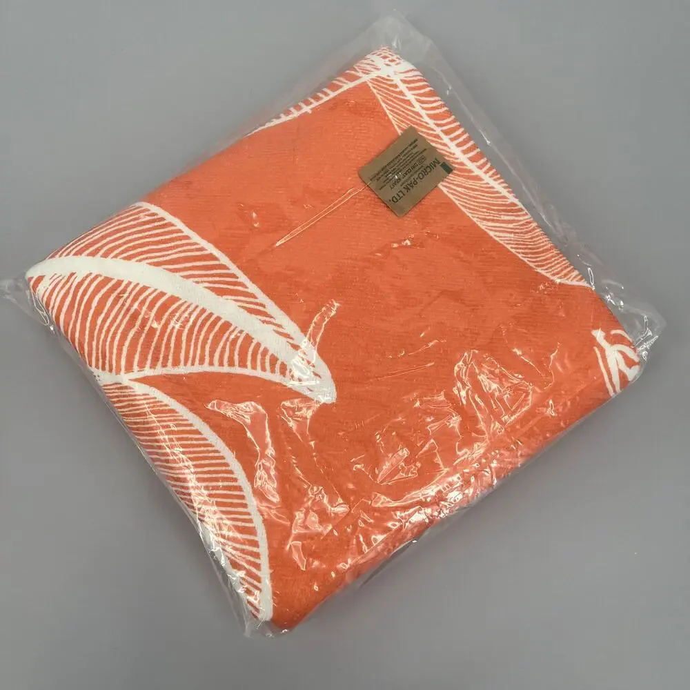 Summer and Rose Roundie Beach Towel 57 Inch Orange